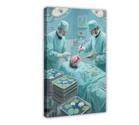 WOPIYNAG Memory Operating Room Canvas Poster Bedroom Decor Landscape Decor Gift 08x12inch(20x30cm)