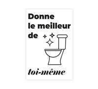 WOPIYNAG Poster Give The Best of Yourself Canvas Poster Wall Art Print Picture Paintings 12x18inch(30x45cm)