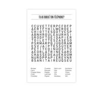 WOPIYNAG Poster Have You Forgotten Your Phone Canvas Poster Bedroom Decor Landscape Decor Gift 08x12inch(20x30cm)