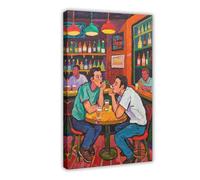 WOPIYNAG The Art of Drunken Comedy Canvas Poster Wall Art Print Picture Paintings 24x36inch(60x90cm)