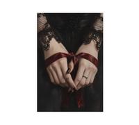 WOPIYNAG Victorian Gothic Hands Artwork Canvas Poster Bedroom Decor Landscape Decor Gift 12x18inch(30x45cm)