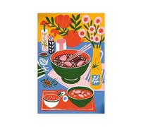 WOPIYNAG Vietnamese Food Poster. Canvas Poster Wall Art Print Picture Paintings 12x18inch(30x45cm)