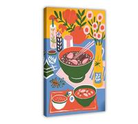 WOPIYNAG Vietnamese Food Poster. Canvas Poster Wall Art Print Picture Paintings 24x36inch(60x90cm)