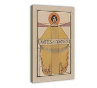 WOPIYNAG Votes for Women, Suffragettes Giclée Canvas Poster Bedroom Decor Landscape Decor Gift 20x30inch(50x75cm)