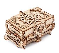 Wopohy Jewellery box, retro 3D wooden puzzle mechanical jewellery box, classic antique box jewellery box for women, creative decoration gifts for Valentine's Day, anniversary.