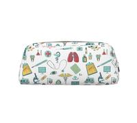 WOPQS Abstraction Biology Chemistry4 Pencil Bag Box Organizer Pencil Pouch Aesthetic Supply Multifunctional Pen Case