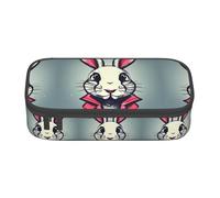 WOPQS Bunny Rabbit Pencil Case Pen Case Multifunctional Storage Bag Office Big Capacity Pencil Pen Case