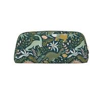 WOPQS Cute Dinosaur Pencil Bag Box Organizer Pencil Pouch Aesthetic Supply Multifunctional Pen Case