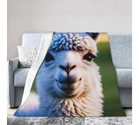 WOPQS Cute Llama Ultra-Soft Micro Fleece Blanket Warm Blanket Bed Sheet Sofa Bed Cover Home Rest Bedding