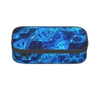 WOPQS DNA Chain Photo Pencil Case Pen Case Multifunctional Storage Bag Office Big Capacity Pencil Pen Case