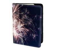WOPQS Explosion Firework Passport Holder 5.5in Travel Accessories Document Cover Blocking Organiser