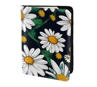 WOPQS Floral Flowers Daisies Passport Holder 5.5in Travel Accessories Document Cover Blocking Organiser