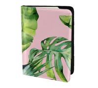 WOPQS Fresh Banana Leaves Passport Holder 5.5in Travel Accessories Document Cover Blocking Organiser