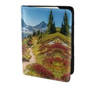 WOPQS Glacier National Park Passport Holder 5.5in Travel Accessories Document Cover Blocking Organiser