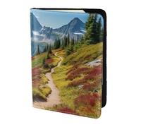 WOPQS Glacier National Park Passport Holder 5.5in Travel Accessories Document Cover Blocking Organiser