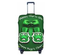 WOPQS Happy St. Patrick's Day Elastic Luggage Protection Cover Luggage Lid Protector for 18-32 Inch Suitcases