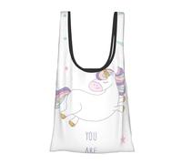 WOPQS You Are Magical Reusable Grocery Shopping Bag Convenient Daily Use Unique Lightweight Foldable