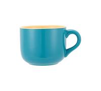 WOQIJENCV Large Capacity Ceramic Coffee Mug, 22 oz/650 ml Breakfast Mug and Soup Bowl with Handle Extra Large Cappuccino, Tea, Latte or Hot Cocoa Mug for Office and Home Use (Blue2)