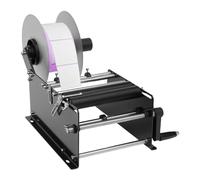 WOQLIBE Labeling Machines, MT-30 Manual Round Bottles Labeling Machine - Labelling Capacity is Approx. 10-30 Pieces/min - Label Applicator for Cans and Bottles