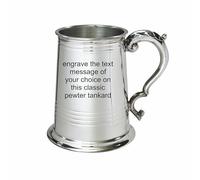 Worcester 1 Pint Pewter Tankard (with Engraving)