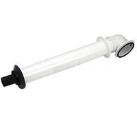 Worcester 108782 7716 191 171 Condensfit II Long Telescopic Flue, White, 60/100 mm