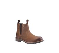 Men's Cotswold Worcester Leather Men's Light Brown Ankle Boots - Tan