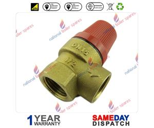 Worcester Greenstar 29 HE Boiler Pressure Relief Valve (PRV) 87174010120