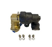 Worcester Greenstar CDi/2000/4000/i Black/Brass Keyless Filling Link 7716192610 (Supersedes 7716192281) Genuine Part - Hanicks