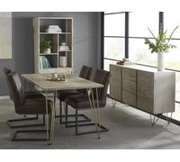 Worcester Light Gold Stylish Dining Table
