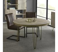 Worcester Light Gold Stylish Round Dining Table