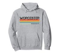 Worcester, Massachusetts Pullover Hoodie