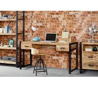 Worcester Metro Industrial 2 Drawer Metal & Wooden Desk