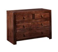 Worcester Poko Dark Mango 4 Drawer Dressing Chest