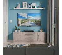 Worcester TV Unit Light Grey 2 Drawers 2 Doors 144cm