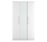 Worcester White 3 Door Mirror Tall Triple Wardrobe