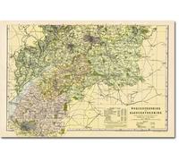 Worcestershire and Gloucestershire - South (1900): Cassini Historical Map (BCO-WGS)