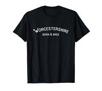Worcestershire Born & Bred Gift English County T-Shirt