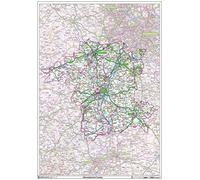 Worcestershire County Map-Paper