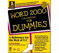 Word 2000 for Windows For Dummies (For Dummies Series)