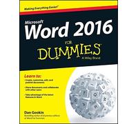 Word 2016 For Dummies (Word for Dummies) by Dan Gookin (2015-10-19)
