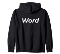 Word 90s Slang For Agreement Zip Hoodie