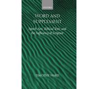 Ward - Word and Supplement Speech Acts Biblical Texts and the Suffi - N555z