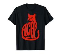 Word Art Beautiful Cat Silhouette Activist Design T-Shirt