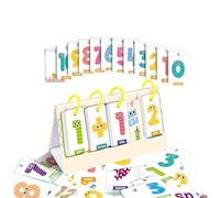 Word Builder Cards, Natural Learning Reading Flashcards Montessori Word Building Desktop Pocket Chart Tent Flash Cards Kit With 129 Cards For Reading Beginner (C, one size)