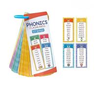 Word Card 117 Sound Group 900+Rhyming Words Preschool English, Natural Phonics Beginner Pronunciation, Early Reading and Spelling Teaching Tools, Phonetic Word Card Classroom - Home School