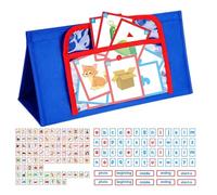 Word Cards - School Spelling Educational Toy - Phonics Games Flash Card For Preschool - For Toddler Kid Boys Children Teen Student