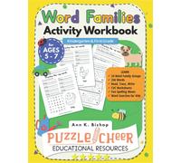 Word Families Activity Workbook for Ages 5 - 7: Kindergarten and First Grade | Learn First 34 Word Family Groups | 266 Words | Read, Trace and Write ... Searches for Kids (Word Families Workbooks)