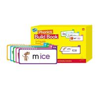 Word Family Build Book - Kindergarten Spelling Kit, Vocabulary Flash Card Learning Set, Early Literacy Practice Workbook | Educational Tool For Kids Preschool Homeschool Classroom Group Activities