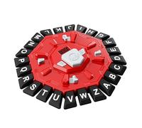 Word Game Family Board Games with 2 Modes,220 Topic Categories 24 Letters Pressing Game,Fun Fast-Paced Puzzle Games for Boys Girls Age 3+, 2-8 Players,Christmas & Birthday Gifts (red)