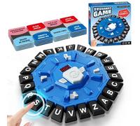 Word Game, Fast-Paced Family Board Game, Letter pressing game Includes Playing Board Letter Tiles Easy Setup and Play Multi-Colour Christmas Birthday Party Gift Toys for All Ages